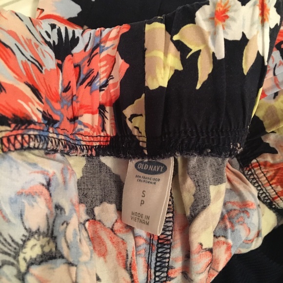 Navy floral joggers - Picture 2 of 2